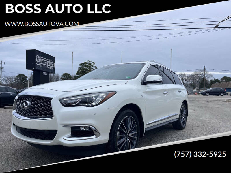 2017 Infiniti QX60 for sale at BOSS AUTO LLC in Norfolk VA