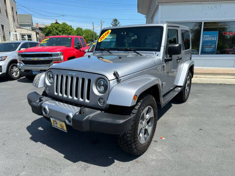 2016 Jeep Wrangler for sale at ADAM AUTO AGENCY in Rensselaer NY