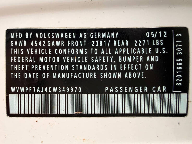 2012 Volkswagen Golf R 4Motion