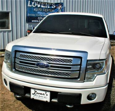 2013 Ford F-150 for sale at LOVEN'S AUTO CENTER in Swanville MN