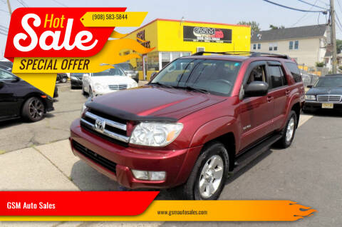 2005 Toyota 4Runner for sale at GSM Auto Sales in Linden NJ