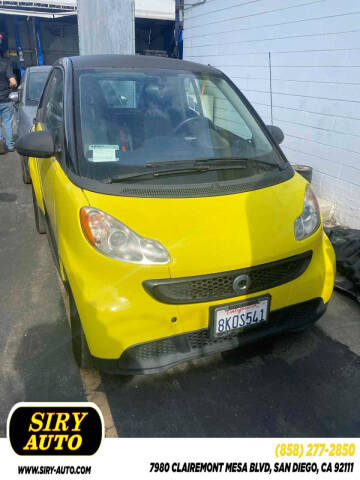 2013 Smart fortwo passion