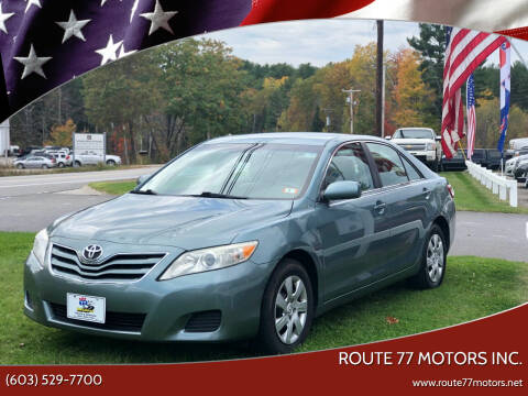 2011 Toyota Camry for sale at Route 77 Motors Inc. in Weare NH