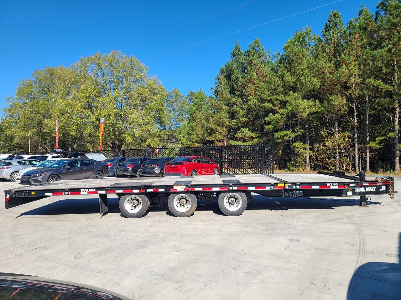 2023 TRAIL KING TKT50 LP EQUIPMENT TRAILER for sale at PAKK AUTOMOTIVE in Peachland, NC