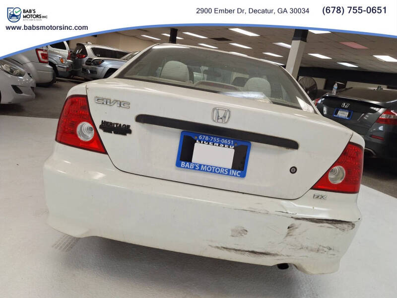 2004 Honda Civic Value Package