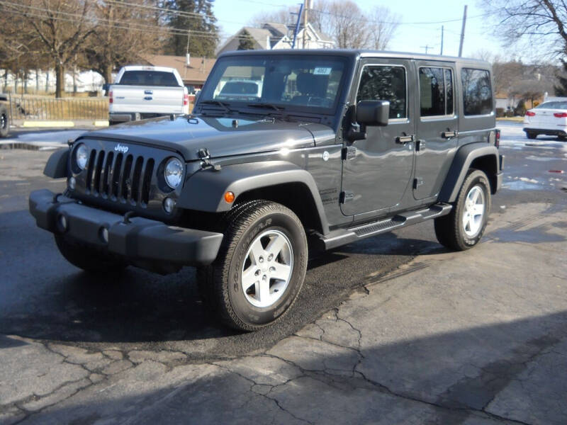 2016 Jeep Wrangler Unlimited for sale at Petillo Motors in Old Forge PA