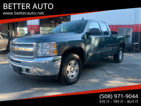 2013 Chevrolet Silverado 1500 for sale at BETTER AUTO in Attleboro MA