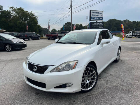 2010 Lexus IS 350C for sale at Trust Motor Company in Stockbridge GA