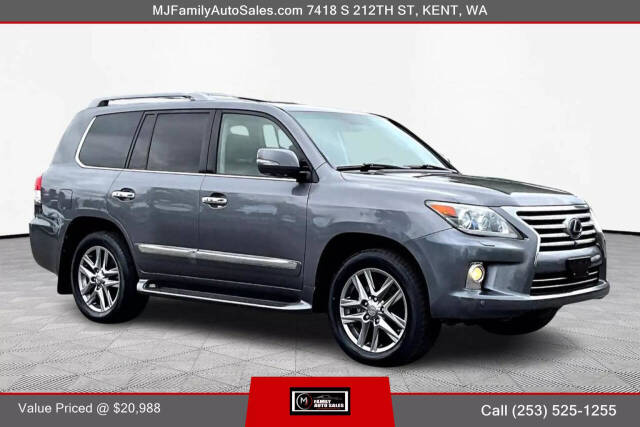 2013 Lexus LX 570 for sale at MJ FAMILY AUTO SALES in Kent, WA