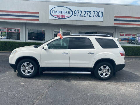 2009 GMC Acadia for sale at Traditional Autos in Dallas TX