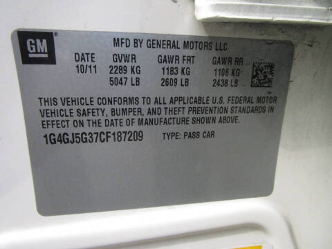 2012 Buick LaCrosse Touring