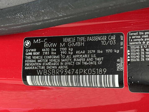 2004 BMW M3