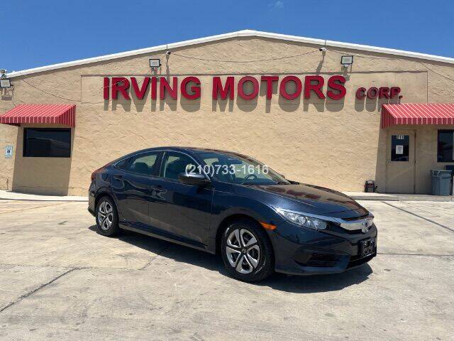 2016 Honda Civic for sale at Irving Motors Corp in San Antonio TX