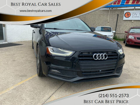 2014 Audi A4 for sale at Best Royal Car Sales in Dallas TX