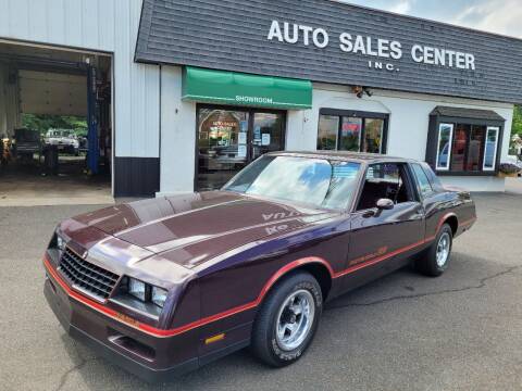 1985 Chevrolet Monte Carlo for sale at Auto Sales Center Inc in Holyoke MA