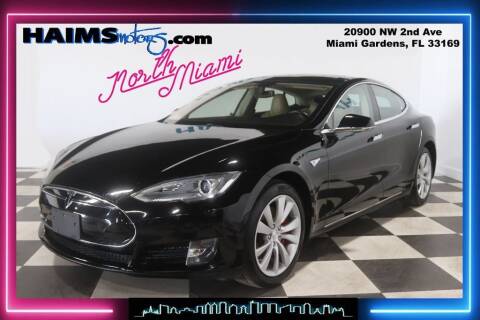 2014 Tesla Model S for sale at Haims Motors Miami in Miami Gardens FL