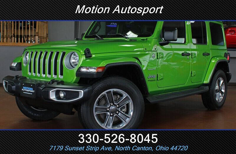 2019 Jeep Wrangler Unlimited for sale at Motion Auto Sport in North Canton OH