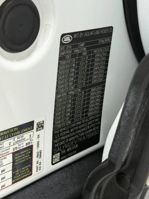 2019 Land Rover Range Rover Velar P380 R-Dynamic HSE