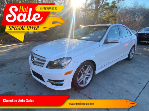 2013 Mercedes-Benz C-Class for sale at Cherokee Auto Sales in Acworth GA