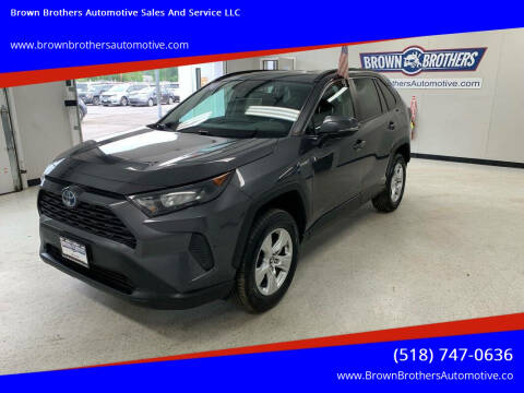 2020 Toyota RAV4 Hybrid for sale at Brown Brothers Automotive Sales And Service LLC in Hudson Falls NY