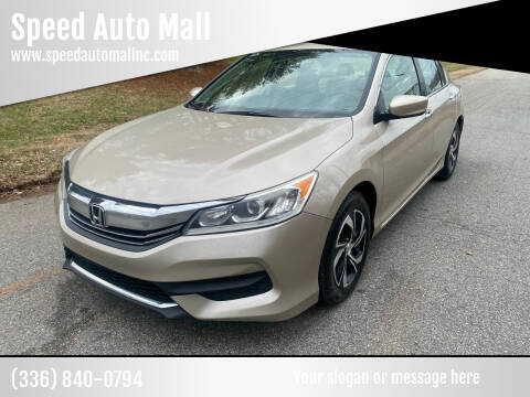 2016 Honda Accord for sale at Speed Auto Mall in Greensboro NC