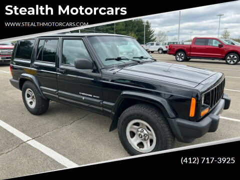 2001 Jeep Cherokee for sale at Stealth Motorcars in Trafford PA