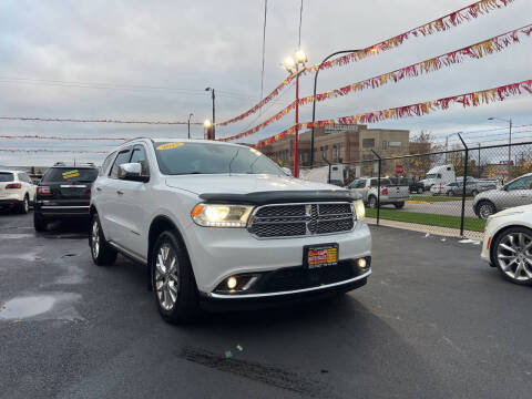 2015 Dodge Durango for sale at RON'S AUTO SALES INC in Cicero IL