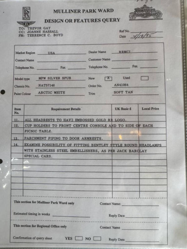 1996 Rolls-Royce Silver Spur