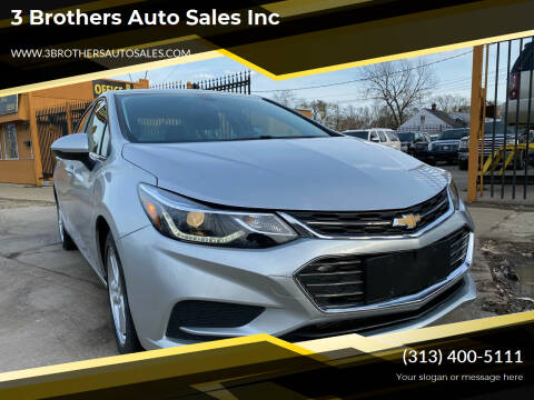 2016 Chevrolet Cruze for sale at 3 Brothers Auto Sales Inc in Detroit MI