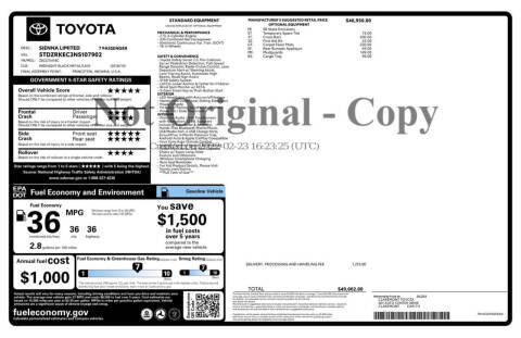 2022 Toyota Sienna Limited 7-Passenger