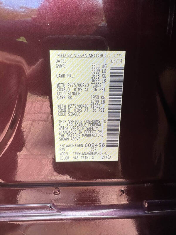 2014 Nissan Armada Platinum