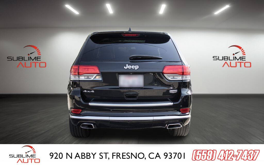 2015 Jeep Grand Cherokee for sale at SUBLIME AUTO in Fresno, CA