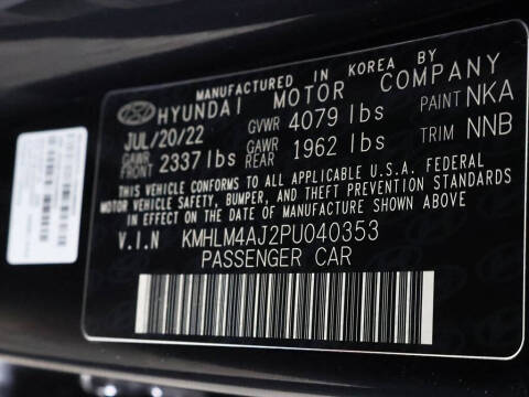 2023 Hyundai Elantra Hybrid Blue