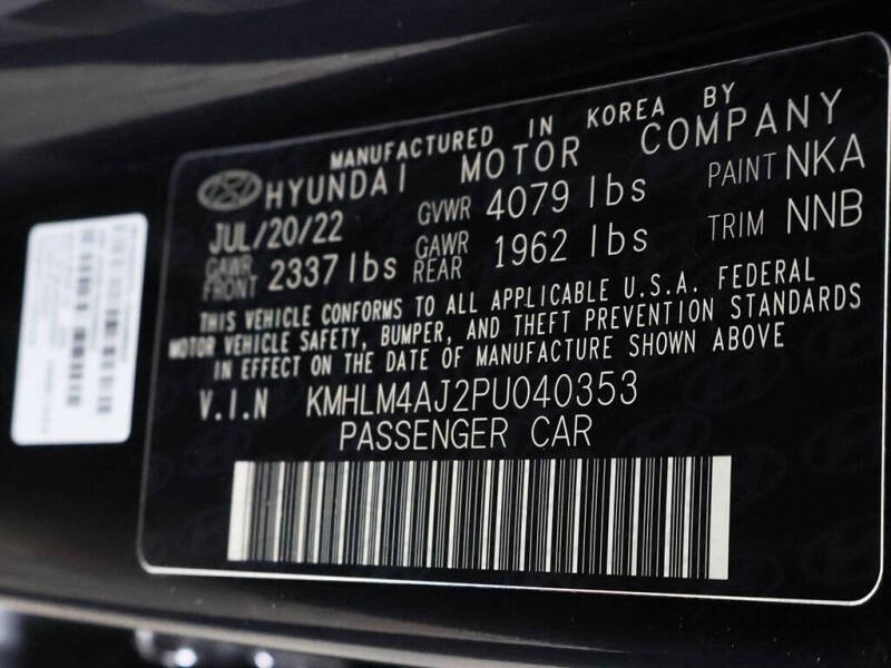 2023 Hyundai Elantra Hybrid Blue