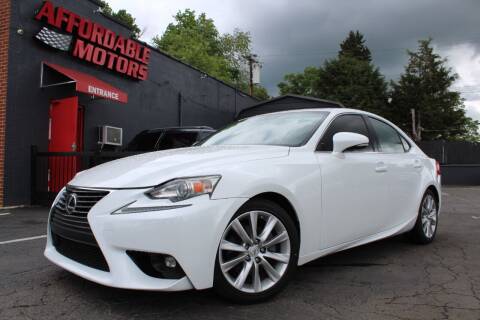 2015 Lexus IS 250 for sale at AFFORDABLE MOTORS INC in Winston Salem NC