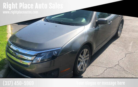 2010 Ford Fusion for sale at Right Place Auto Sales in Indianapolis IN
