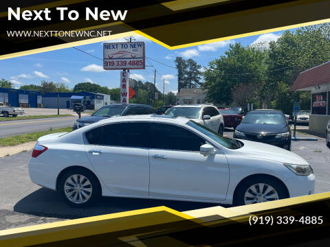 2014 Honda Accord for sale at Next to New in Oxford NC