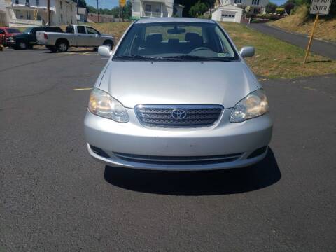 2006 Toyota Corolla for sale at KANE AUTO SALES in Greensburg PA