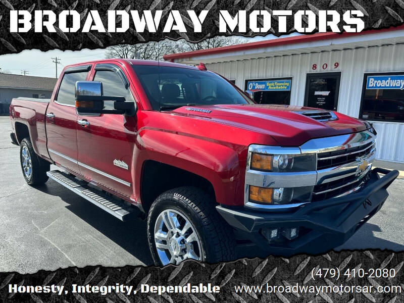 2018 Chevrolet Silverado 2500HD for sale at BROADWAY MOTORS in Van Buren AR