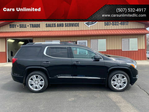 2017 GMC Acadia for sale at Cars Unlimited in Marshall MN