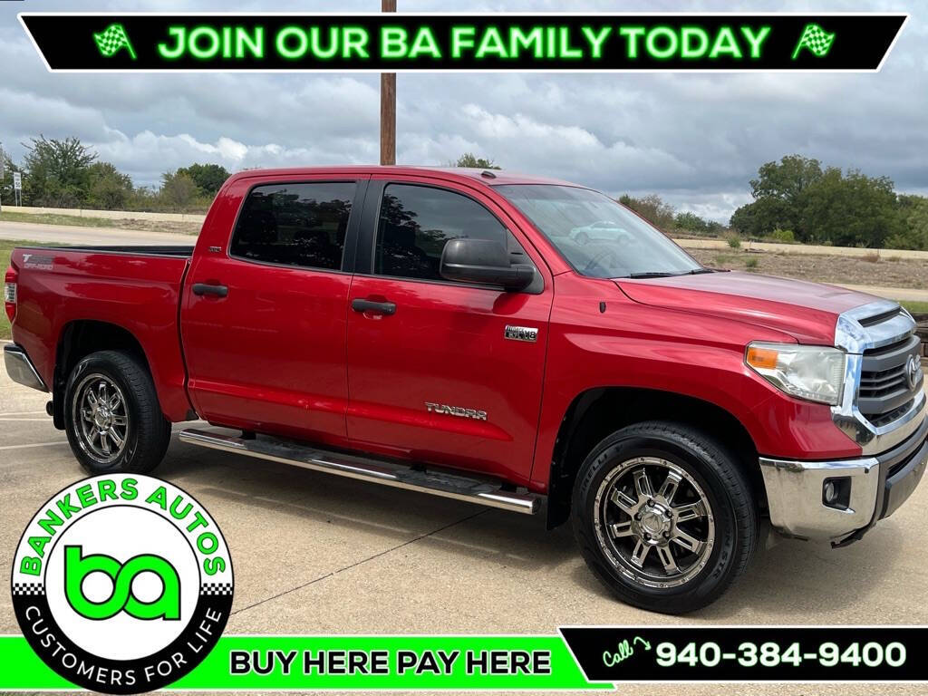 2014 Toyota Tundra for sale at BANKERS AUTOS in Denton, TX