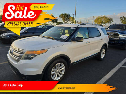 2013 Ford Explorer for sale at Styln Auto Corp in West Park FL