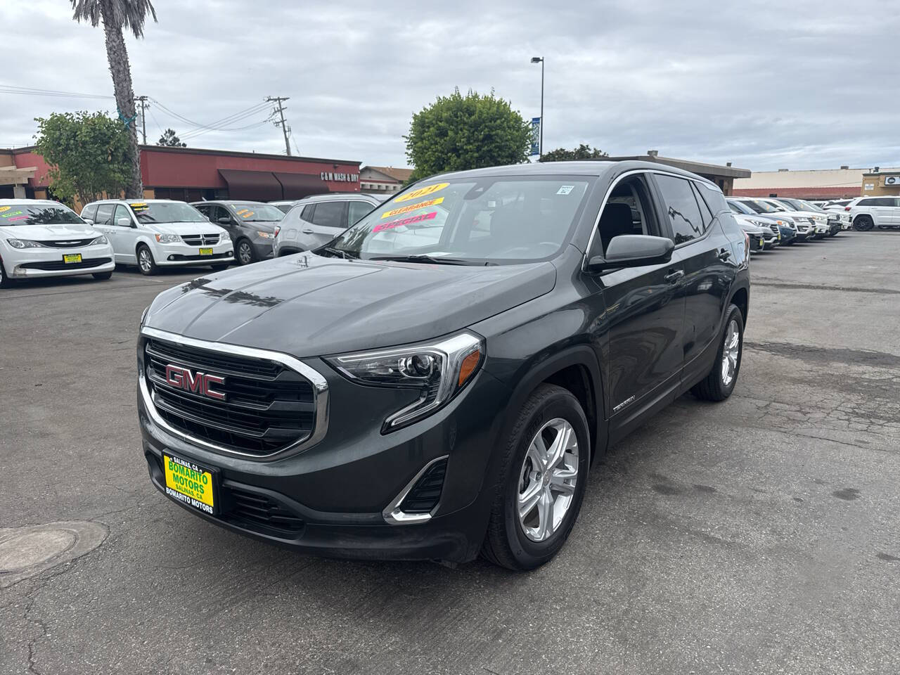 Gray 2021 GMC Terrain SLE SLE 4dr SUV 2