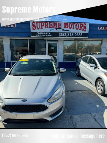 2015 Ford Focus for sale at Supreme Motors in Leesburg FL