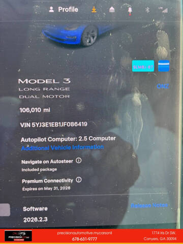 2018 Tesla Model 3 Long Range