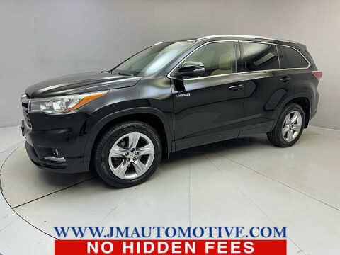 2015 Toyota Highlander Hybrid for sale at J & M Automotive in Naugatuck CT