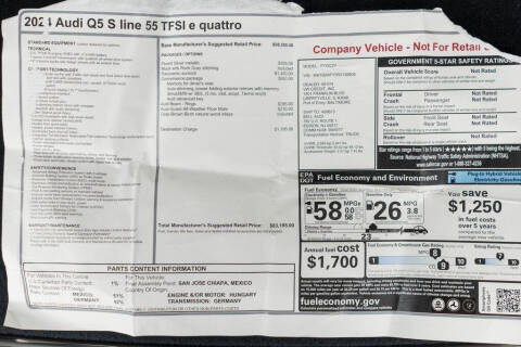 2024 Audi Q5 e quattro S line Premium 55 TFSI