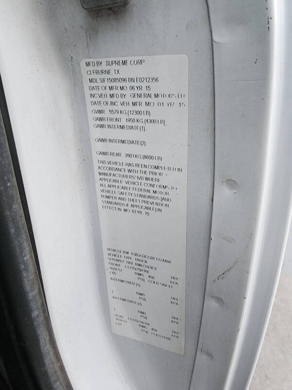 2015 Chevrolet Express 3500