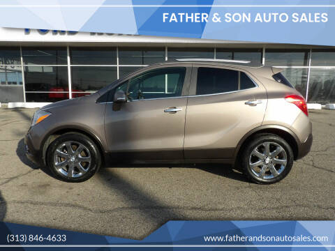 2014 Buick Encore for sale at Father & Son Auto Sales in Dearborn MI