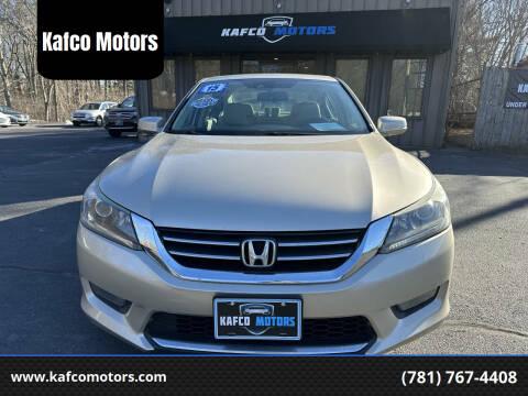 2015 Honda Accord for sale at Kafco Motors in Holbrook MA